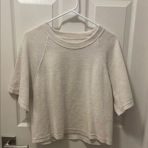 Aerie Cream Knit Top